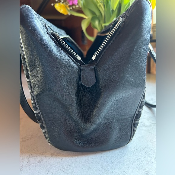 Coach Madison 25215 OP Art Needle Point Satchel Top Handle Bag Purse - Picture 10 of 13